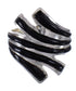 Silver Southwest Jet Ring Size 7-1/4 QX87546